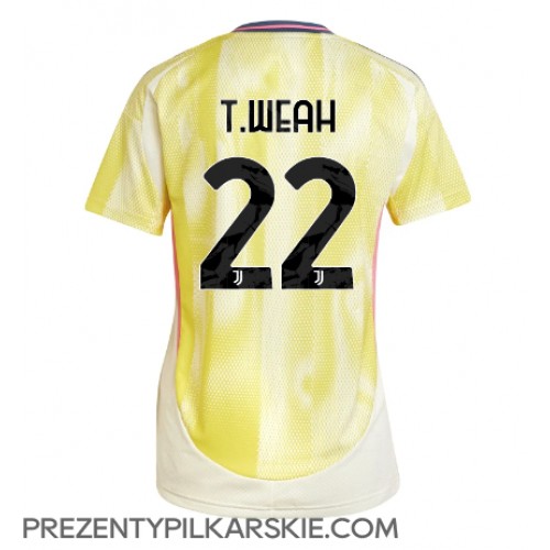 Stroje piłkarskie Juventus Timothy Weah #22 Koszulka Wyjazdowej dla damskie 2024-25 Krótki Rękaw